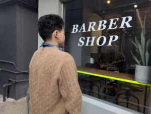 テーパーフェード　七三パーマ　クフィアメンズヘアカンポ　天王寺　阿倍野　松崎町　バーバー　理容室