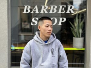 バズカット　スキンフェード　クフィアメンズヘアカンポ　天王寺　阿倍野　松崎町　バーバー　理容室