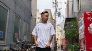 フェード　スキンフェード　金髪メッシュ　クフィアメンズヘアカンポ　天王寺　阿倍野　阿部野橋　松崎町　バーバー　理容室