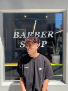 スペインカール　メンズ　フェード　クフィアメンズヘアカンポ　天王寺　阿倍野　阿倍野橋　松崎町　バーバー　理容室