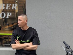 二グロパンチパーマ　濡れパン　ボウズフェード　クフィアメンズヘアカンポ　天王寺　阿倍野　阿倍野橋　松崎町　バーバー　理容室