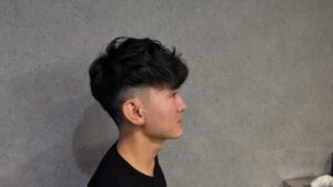 スペインカール　フェード　クフィアメンズヘアカンポ　天王寺　阿倍野　阿倍野橋　松崎町　バーバー　理容室