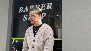 センターパート　フェード　クフィアメンズヘアカンポ　天王寺　阿倍野　阿倍野橋　松崎町　バーバー　BARBER　理容室